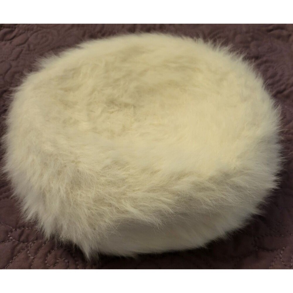 EUC Rabbit Fur Pillbox Hat 50s Old Hollywood Glam Vtg Betmar Made Italy Magnin